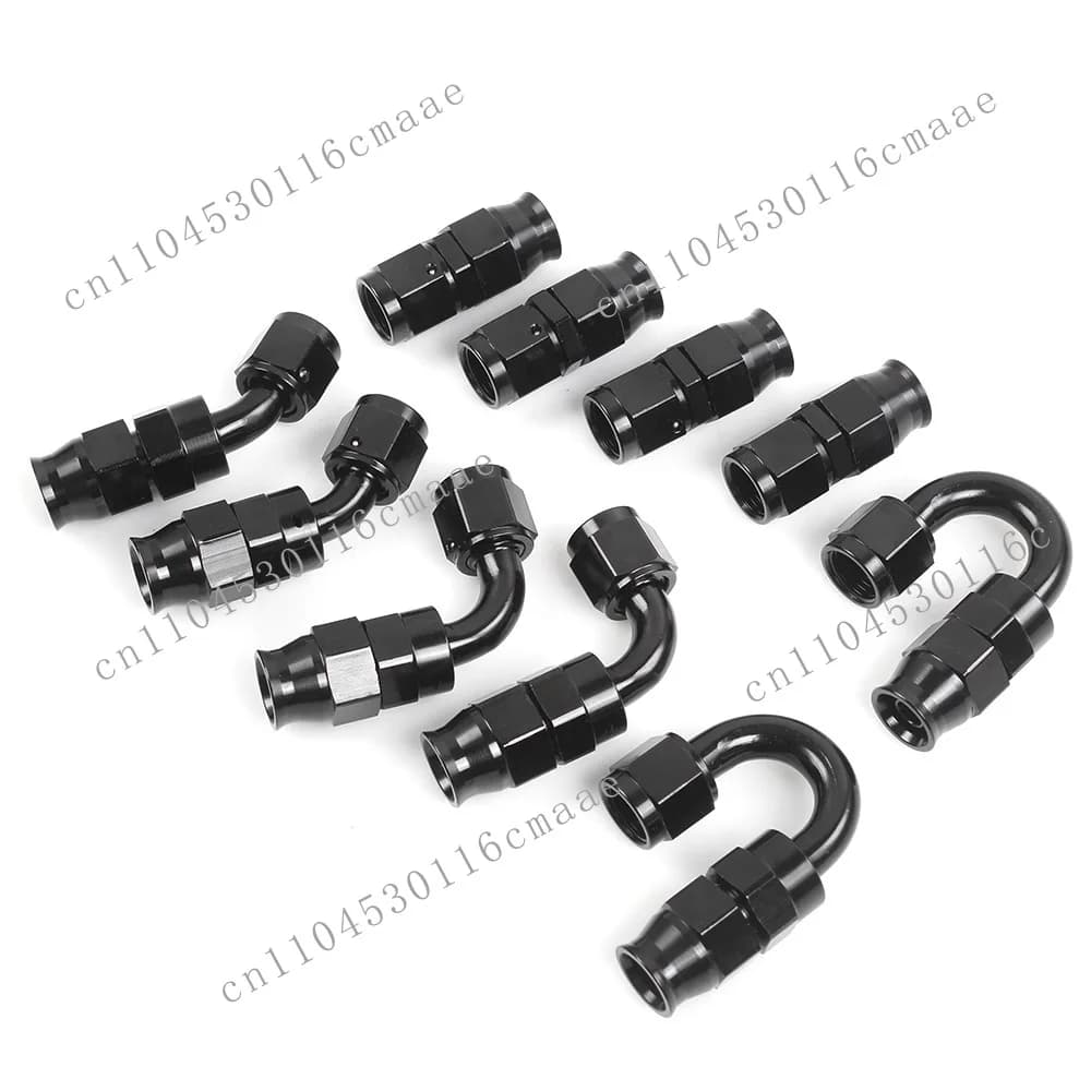 Automotive modification AN6/8/10 quick-leak anti-leak Teflon oil pipe oil cooling joints 0/45/90/180°C
