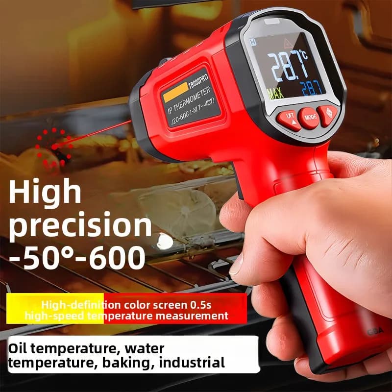 Handheld High Precision Industrial Thermometer Sensitive Infrared Temperature Gun Non‑contact Measuring