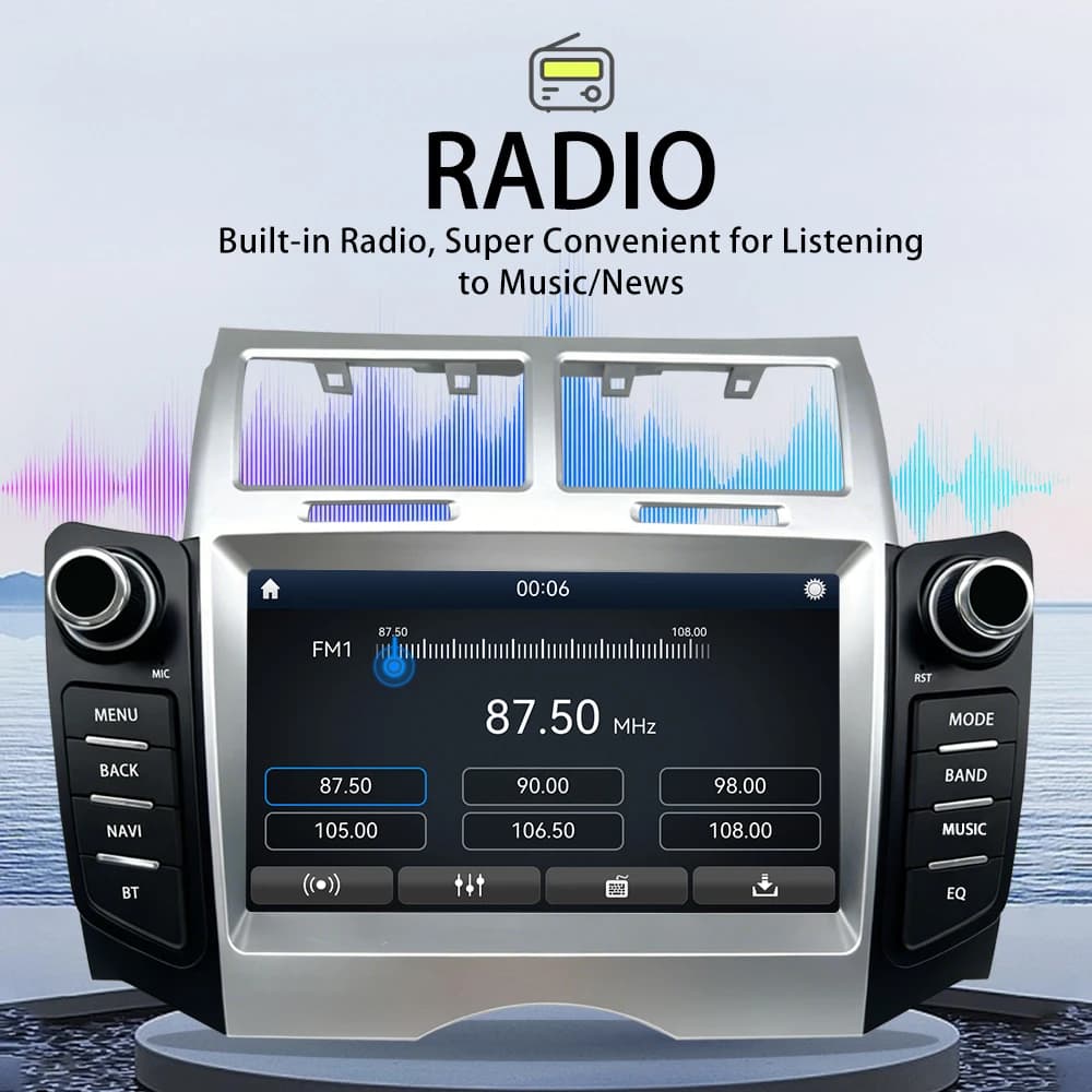 8 Core 7'' IPS Display Car Stereo Android Auto CarPlay Built-in CD/VCD/MP3 Player Split Screen For Jeep Wrangler