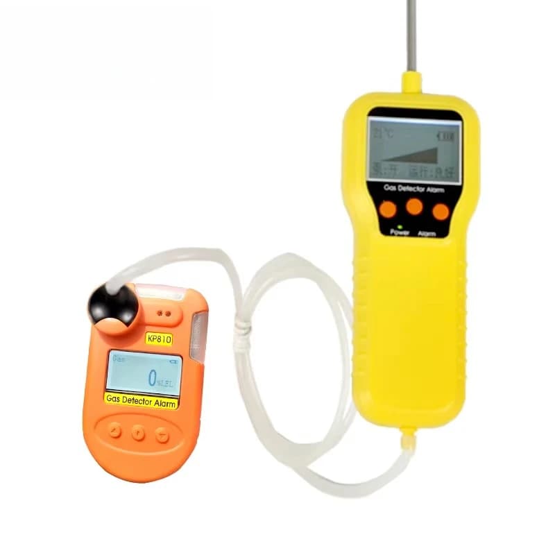 H2S Measuring Instrument, Hydrogen Sulfide Gas Detector, Portable H2S Monitors Personal Gas Monitors LEl O2 CO  Detector