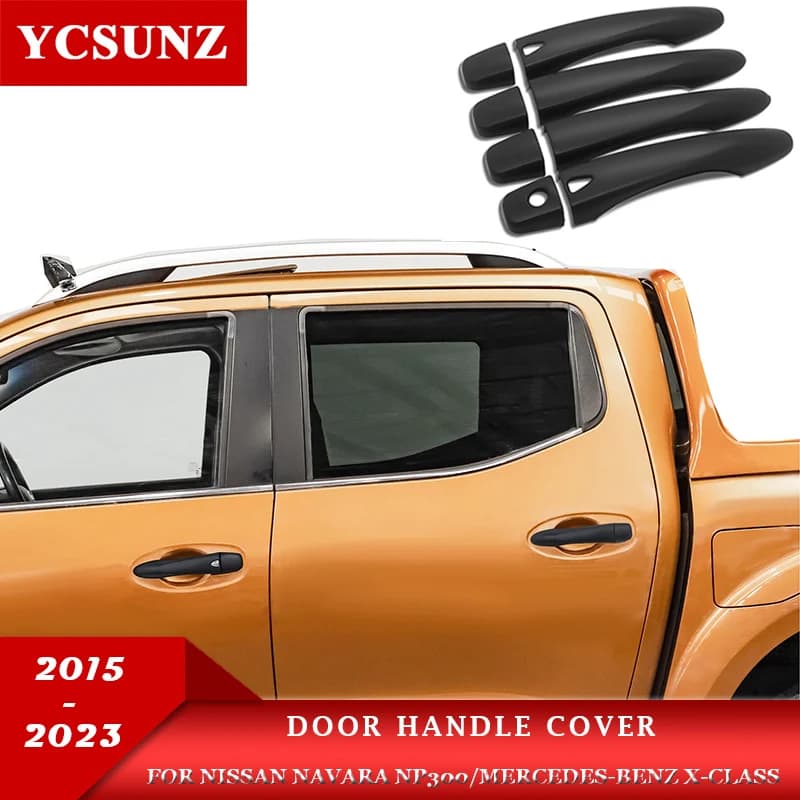 Door Handle Cover For Nissan Navara NP300 D23 2015 2016 2017 2018 2019 2020 2021 2022 Double Cabin Car Accessories