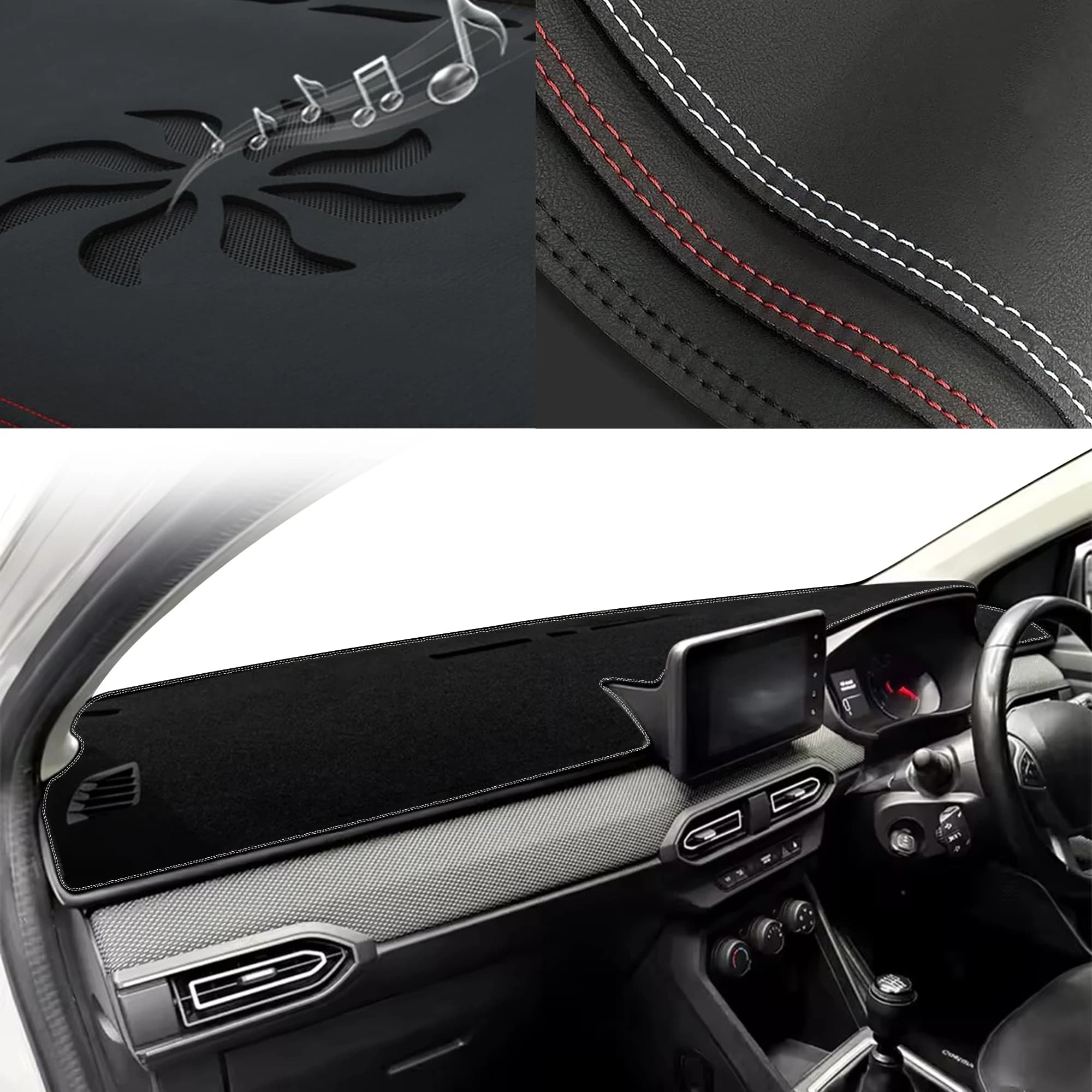 for Dacia Jogger 2026 2025 2024-2021 Special Customized Dashboard Cover Anti‑Glare Sunshade Pad Dash Mat Interior Accessories