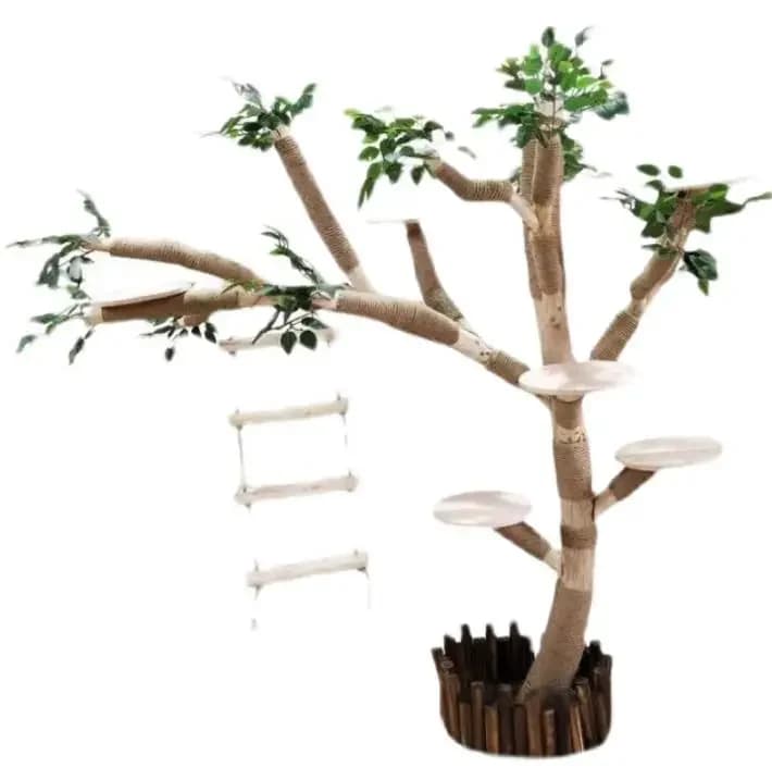 Natural Tree And Cat Climbing Ladder For Cage With High Quality