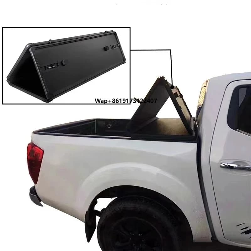 2025 Car Accessories Retractable Hard Tri Fold Cover Roller Lid Shutter Pickup Truck Top Roll up Tonneau Cover for  Hilux