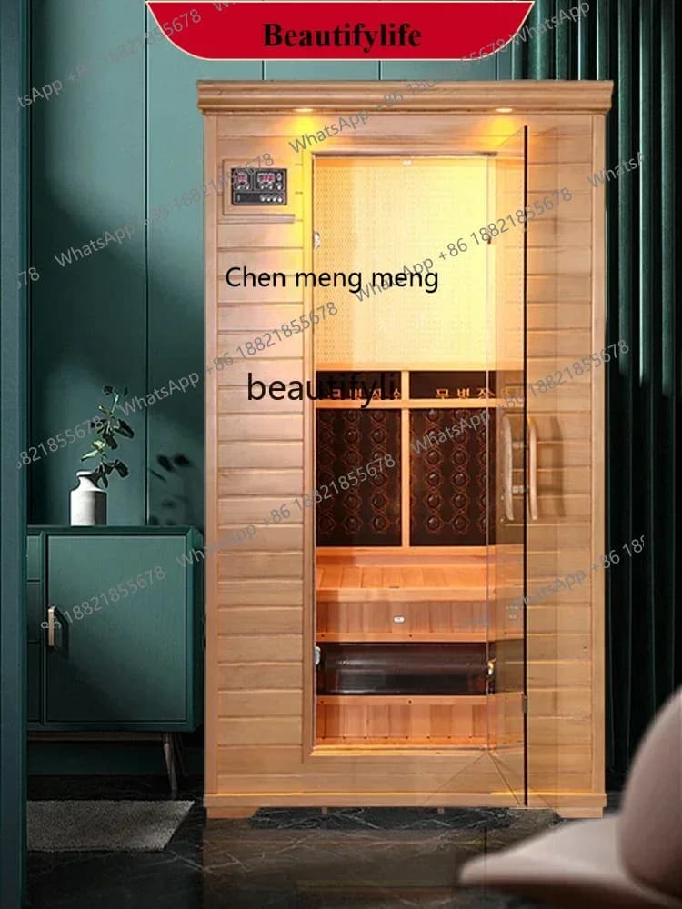 D178 Y Household Sweat Steaming Room Far Infrared Energy Han Steam Box Tourmaline Sauna Room for Beauty Salon