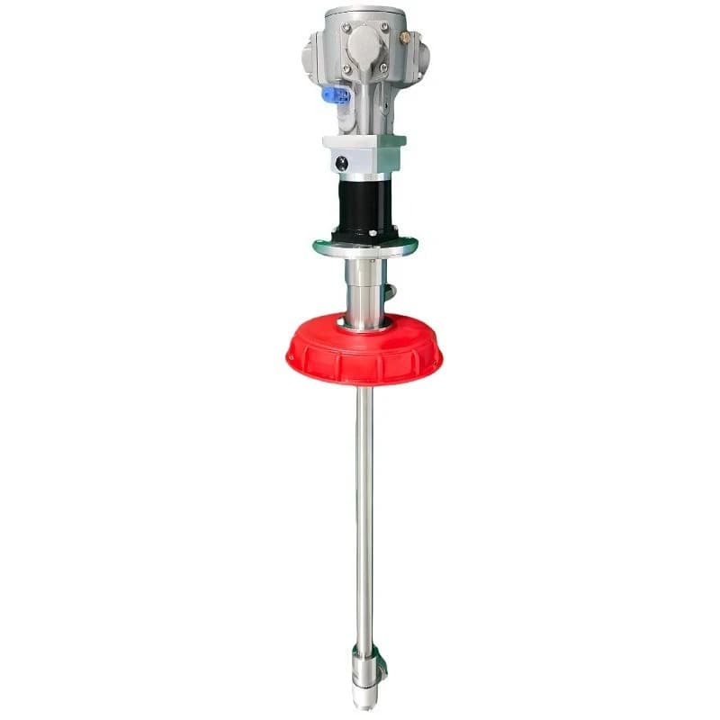 Ton barrel cleaning machine, motor driven high pressure rotary nozzle pneumatic drive
