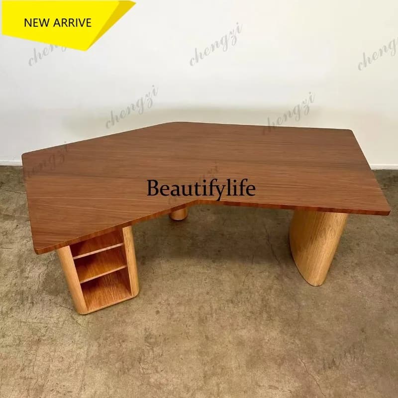 D178 Medieval style solid wood desk study computer desk designer high-end writing desk