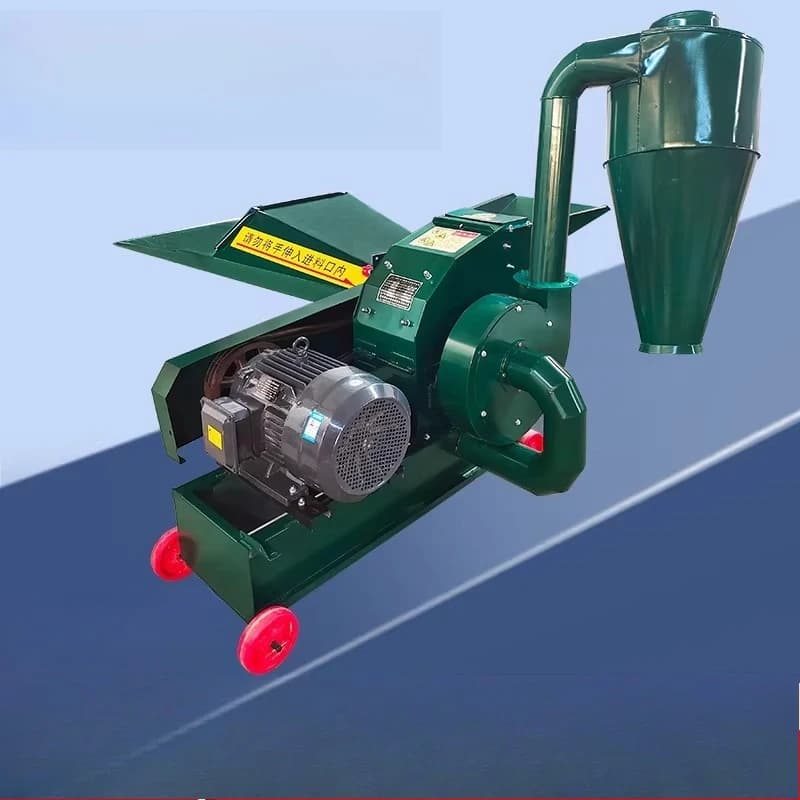 Large and small household 220v universal dry and wet straw grass feed for pulverizer breeding