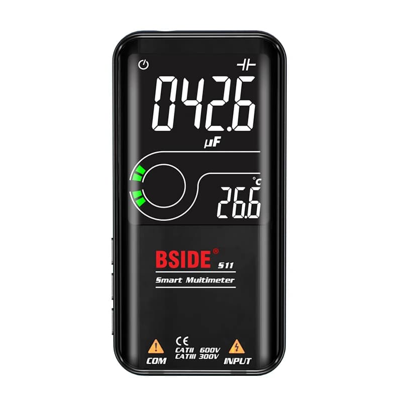S11 9999 T-RMS 3.5" Color LCD Smart Multimeter AC/DC Voltage NCV Hz Tester
