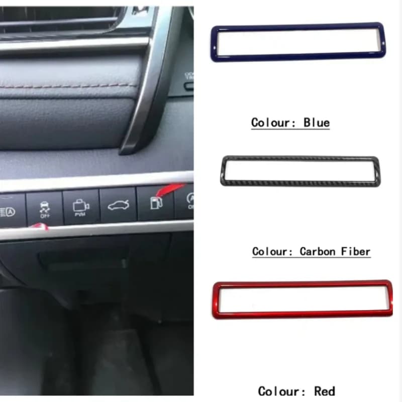 For Toyota Camry XV70  2018-2023 Car Styling Cover Front Fog Light Switch Inner Trim Frame Lamp Panel Stick