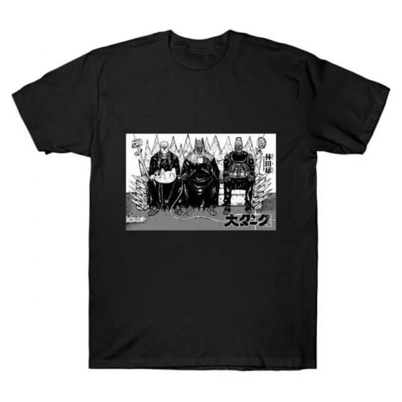Coffee Time Dorohedoro Manga Gift T shirt for Anime lover Kaiman Cartoon Graphic tee Short sleeve Y2k Clothes All size Tops