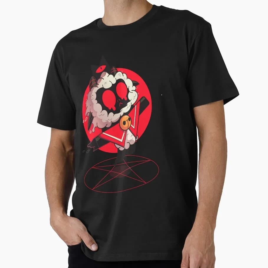 Cult of the Lamb Themed Horror game Gift T-Shirt for gamer 100% Cotton printed Short-Sleeve Unisex Tee All Size Tops S–6XL
