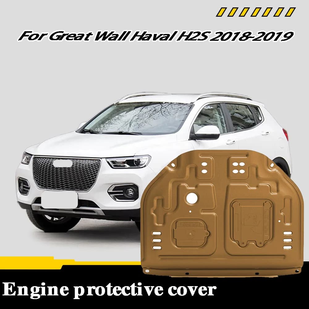 Under Engine Guard Plate For Great Wall Haval H2S 2018-2019 1.5T Mud Fender Cover mudguard protector Front Underbody Shield