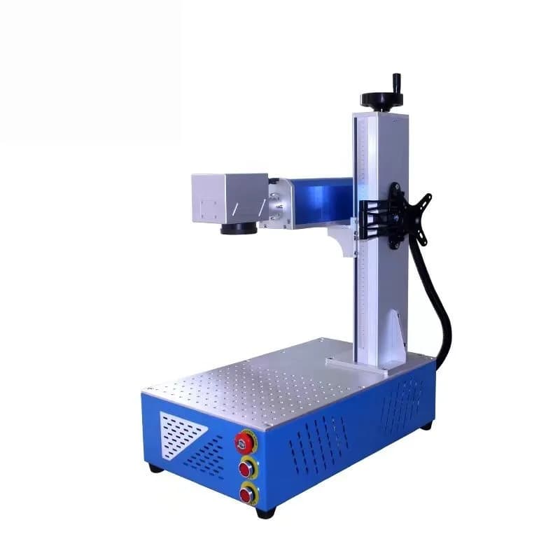 Fiber Laser Marking Machine for Jewelry Rings Vacuum Cups Keychains Portable Engraving Machine 20W Cross-border Use