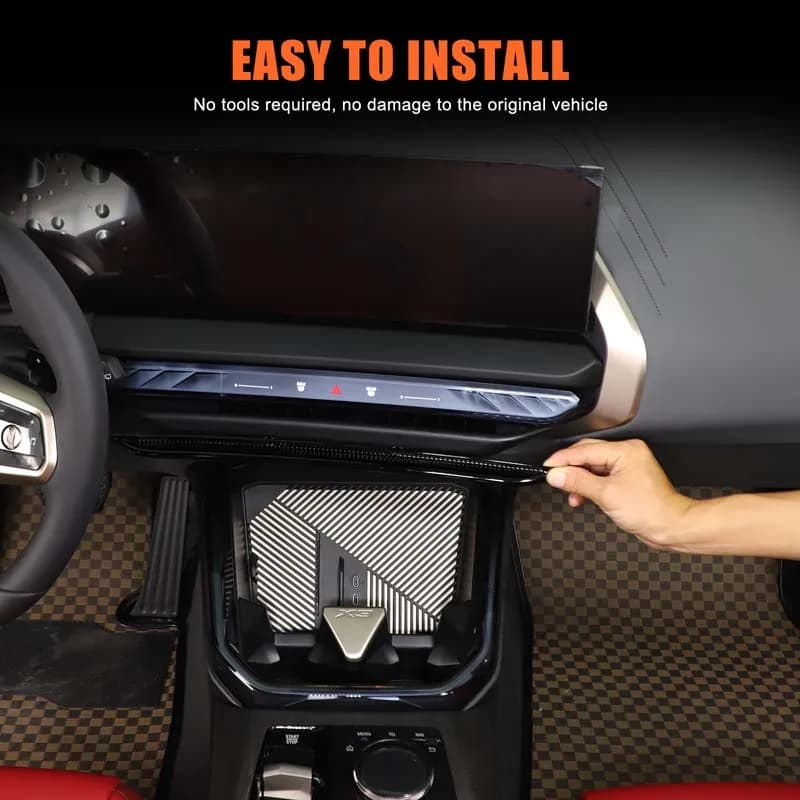 Navigation Screen AC Vent Protective Net Central Console Display Air Vent Dustproof Mesh Car Gadgets For BMW X3 G45 2025-2026