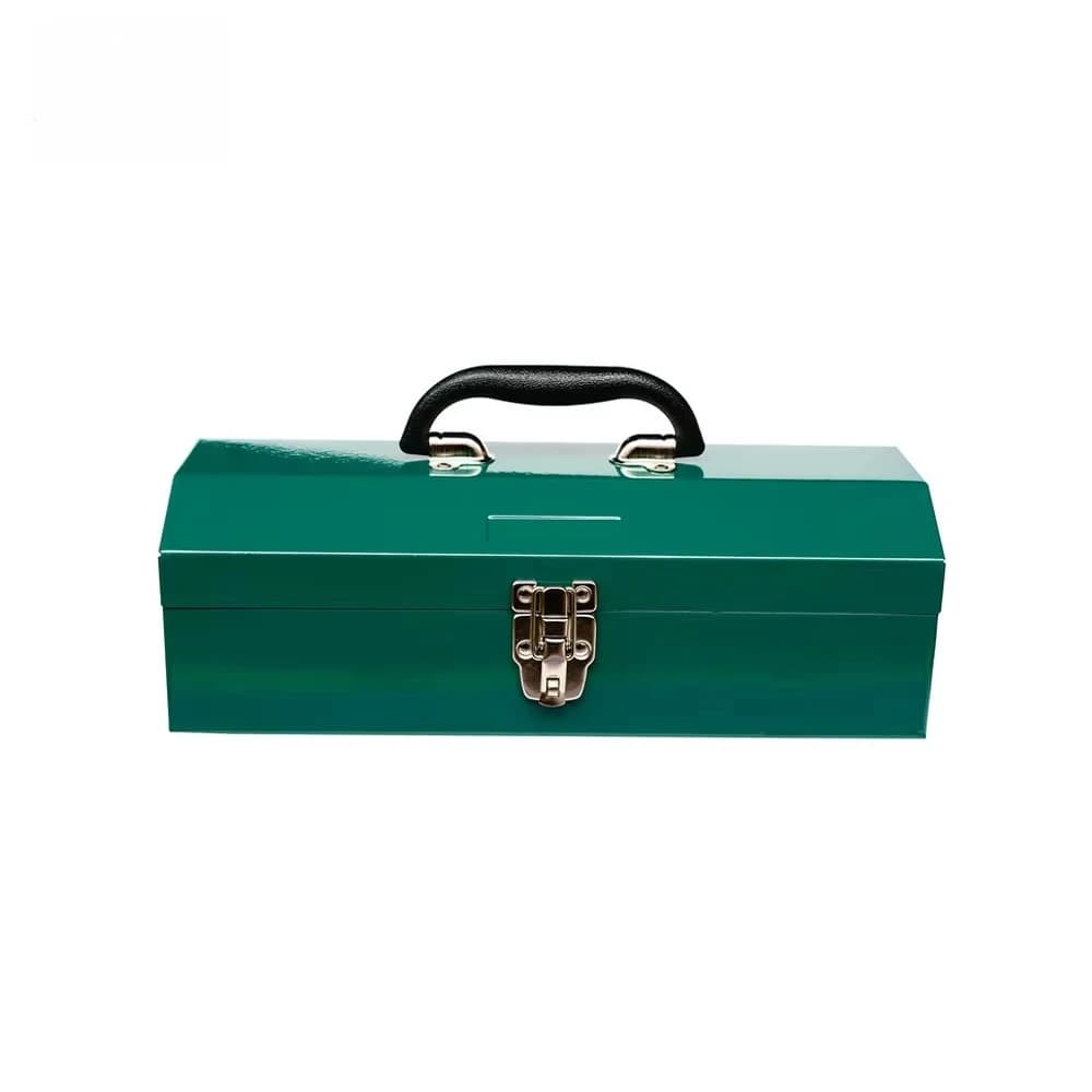 Portable Toolbox Tools Hardware Handheld Toolbox Metal Toolbox Plastic Box Tool Cabinet Durable Carton Store 14 Inch Steel