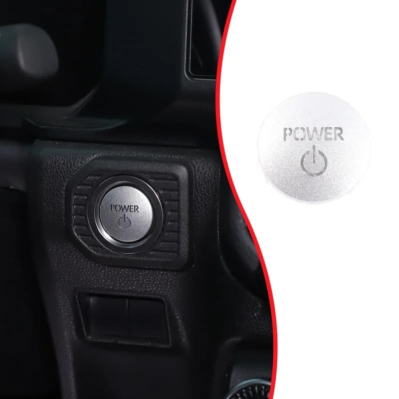 For 2024+ Toyota Prado One-Touch Start Button Covers Car Button Panel Cover Decorative Trim Stainless Steel  Car Accessories
