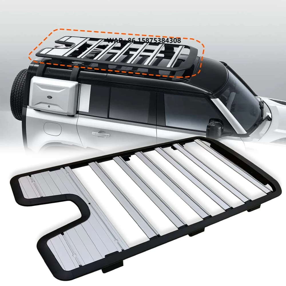Offroad 4x4 Auto Part Steel Chrome Roof Rack for 2020 Defender Car Accessories Roof Luggage
