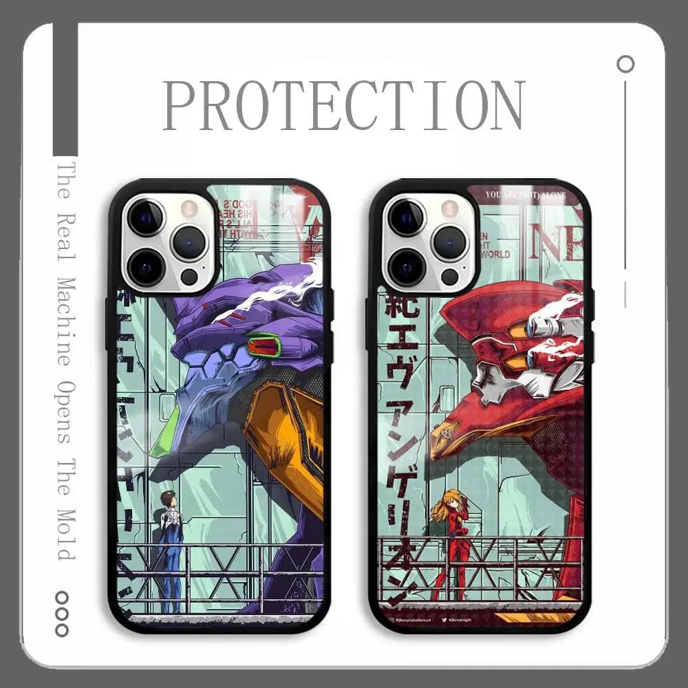 N-Neon--G-Genesis E-EvangelionS Phone Case For IPhone 16 15 14 13 12 11 Pro Max Plus Mini Magnetic Magsafe Wireless Cover