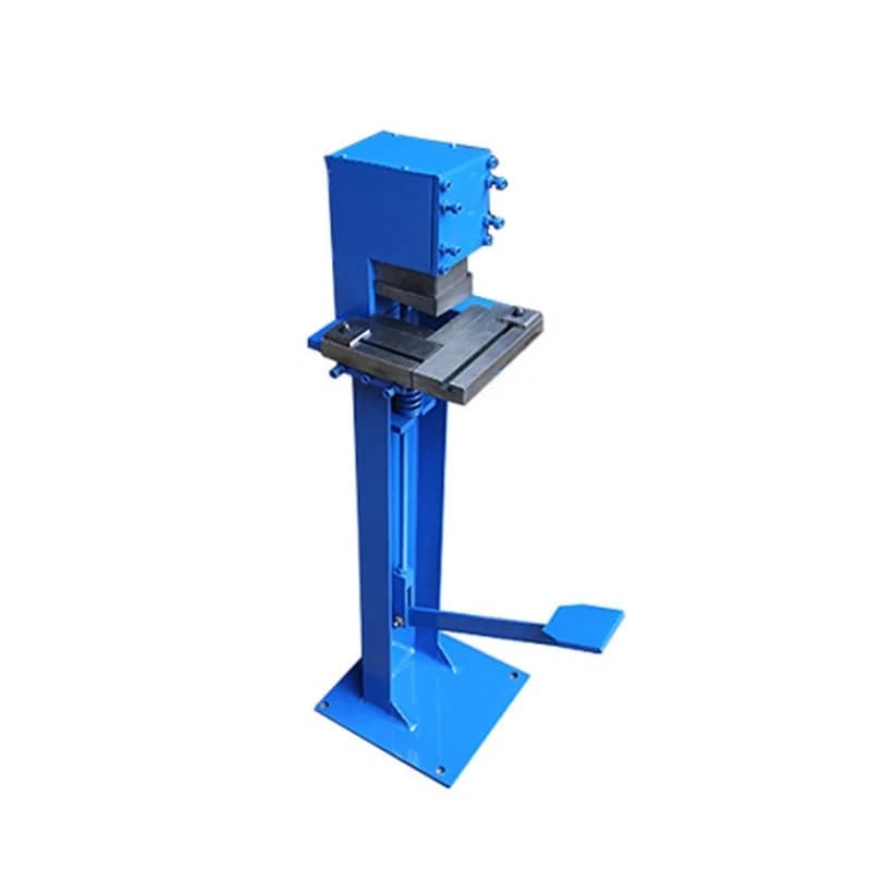 Air Duct Sheet Metal Making Machine Pneumatic Notching Machine Operated by Foot Sheet Metal Notcher