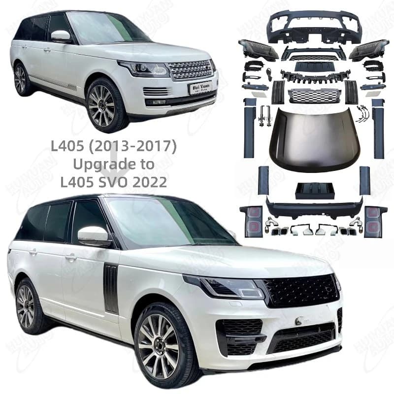 Hot Selling Full BodyKit for 13-17 Range Rover Vogue L405 Upgrade to SVO Body Kit With Headlights Taillights Bonnet