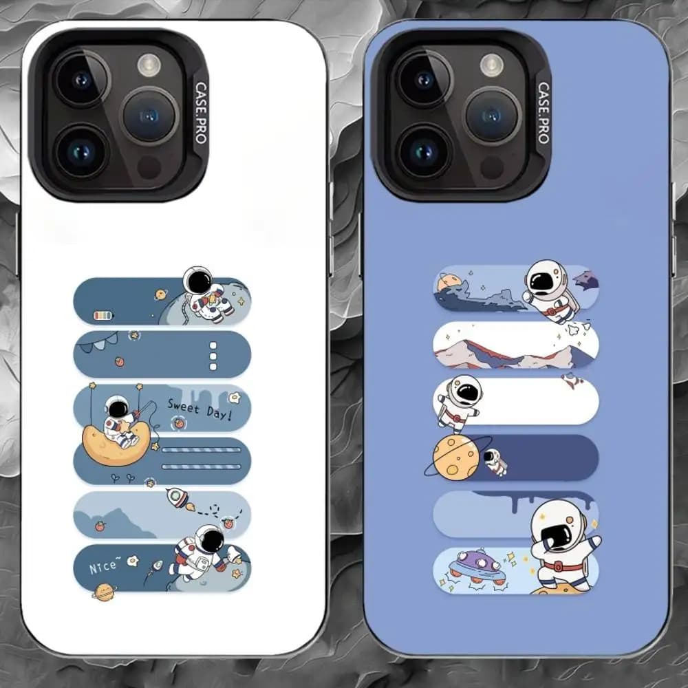Q-Q cartoon collage style Phone Case For iPhone 17 16 15 14 13 12 11 Pro Max Plus Silver Matte Black Cover