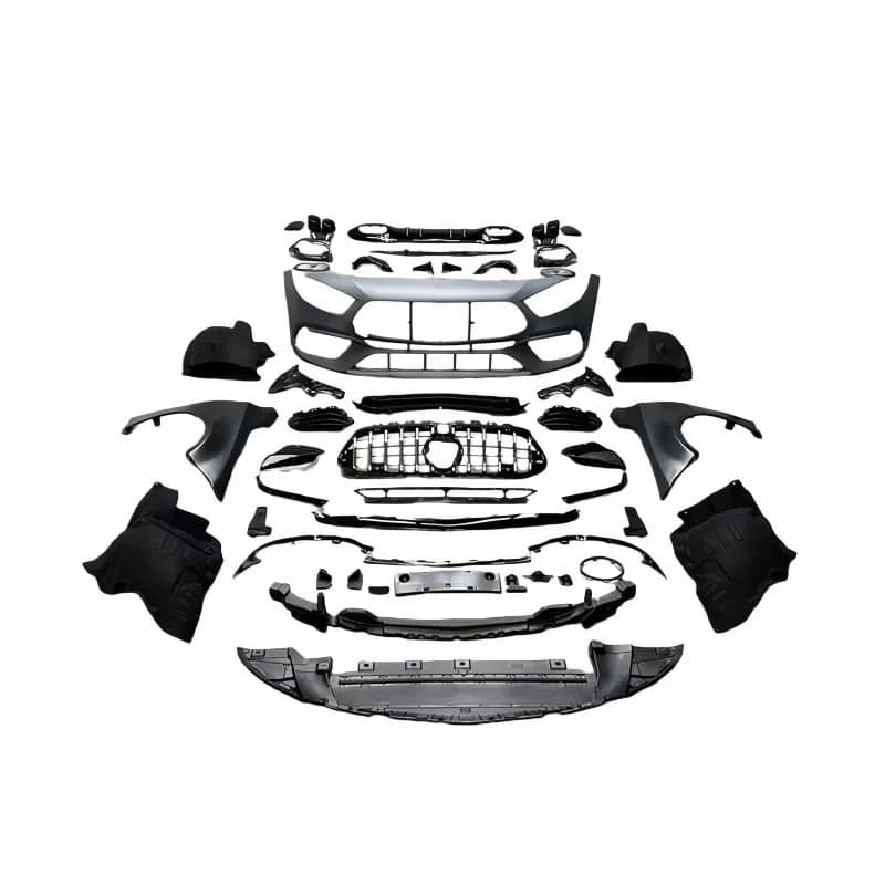 STLF Suitable for 19-24 Mercedess Benzs W177 A-class Retrofit Upgrade A45 1:1 Wide Body AMGs Large Surround Body Kit