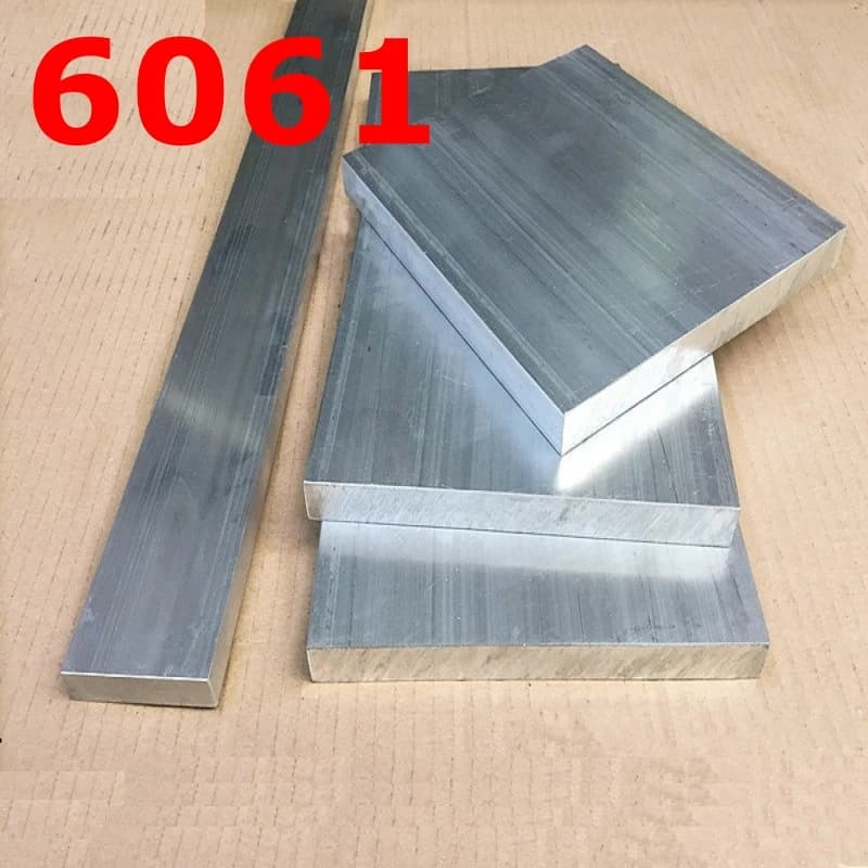 1pcs 6061 Aluminum Flat Bar 3mm 4mm 5mm 6mm 8mm Sheet Plate CNC Laser Cutting Parts Customize