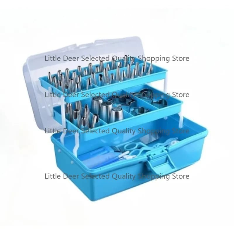 Wholesale 236pcs Plastic Cake Decorating Nozzle Tool Storage Box Set Cream Decorating Bag DIY Baking Tools
