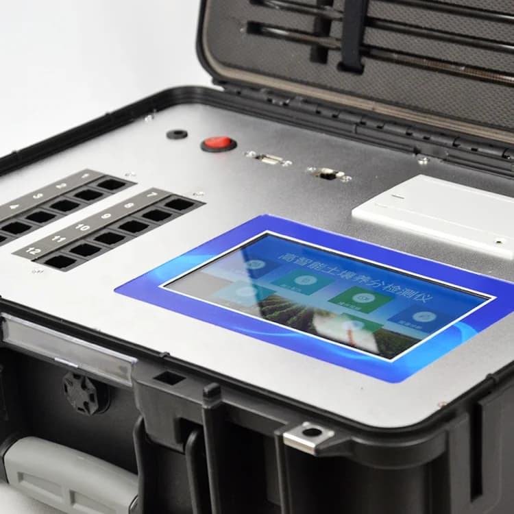 High Intelligent Soil Nutrient NPK pH Salt  Carbon Kit Testing Equipment Kit Detector Tester Analyzer Machine