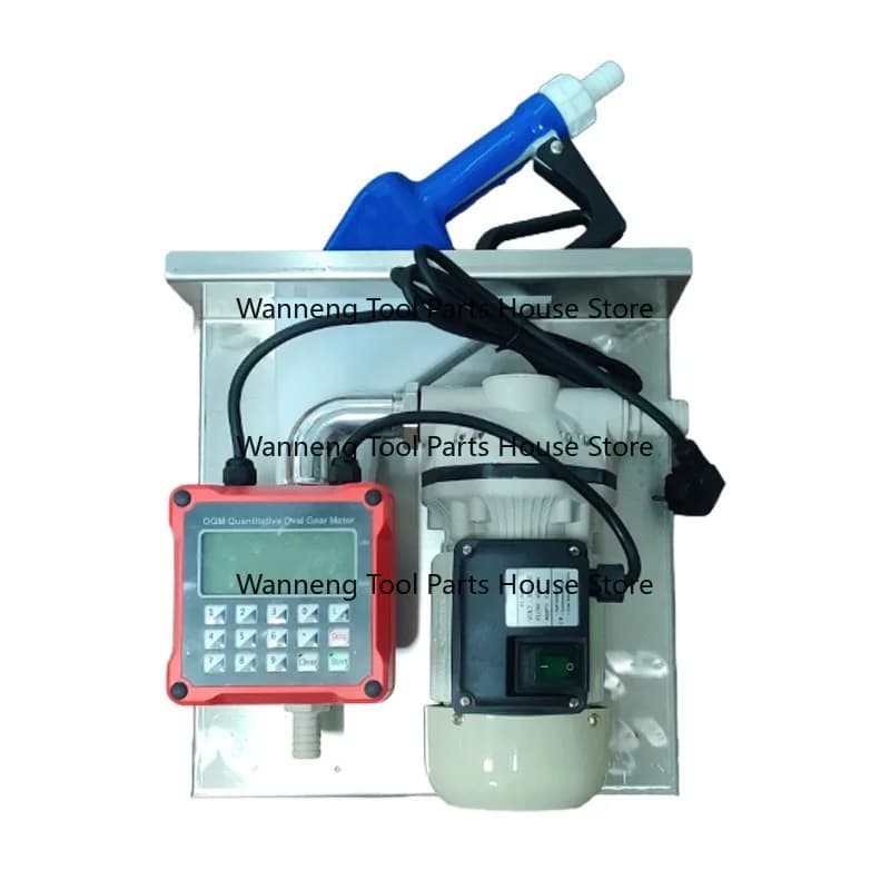 40L/min Large Flow Rate 12V 24V 220V Electric Preset Urea Water  Transfer Pump Kit with Nozzle Meter and Hose