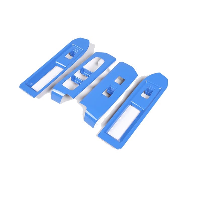 For 2024-25 Toyota Tacoma ABS Carbon Fiber Car Window Glass Lift Button Switch Cover Trim Sticker Interior Car Accessories(LHD)