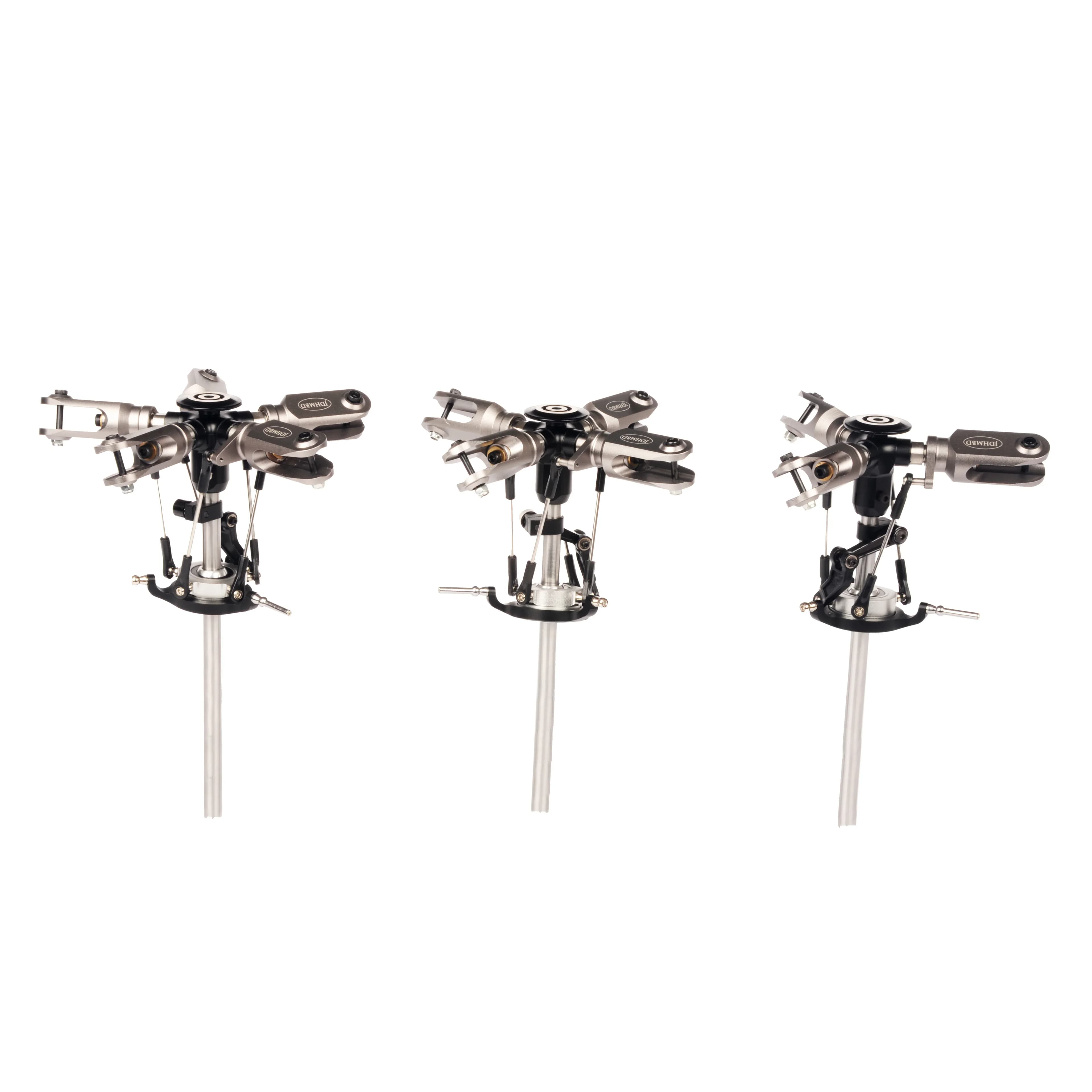 JDHMBD 500 Class helicopter Three Four Five Blade Main Rotor Head Replacement parts Swashplate shaft linkage rod Limit arm