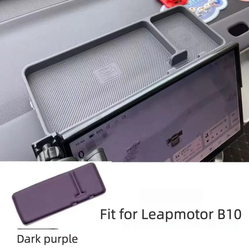 Suitable for Leapmotor B10 2024-2026 Instrument Panel Silicone Storage Box ETC Bracket Box Car Modify Accessories