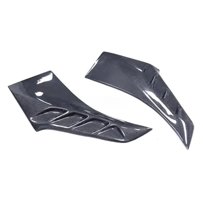 Carbon Fiber Fender Air Vent Trim Cover Splitters for BMW F96 X6 2019-2022 Bodykit Decoration Car Accessories FRP