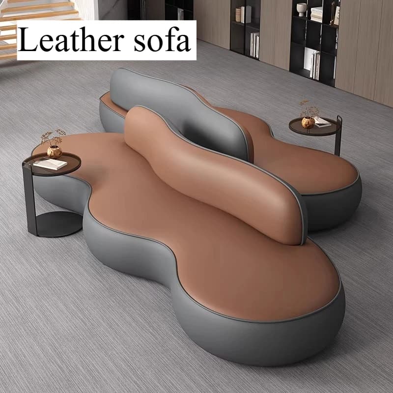 Living Room Lounge Sofas Nordic Minimalist Luxury Designer Replica Sofa Wooden Bases Frames Coffee Tables Furniture Decoration