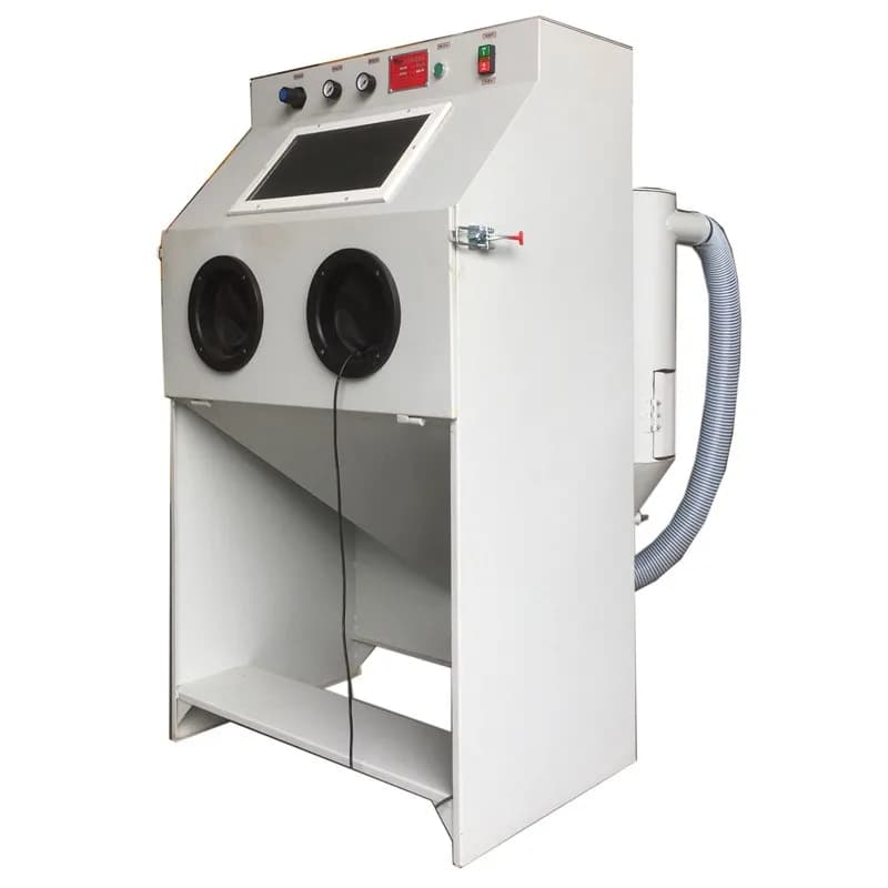 Hardware tile manual sandblasting machine, acrylic sanding mold rust removal small sandblasting machine