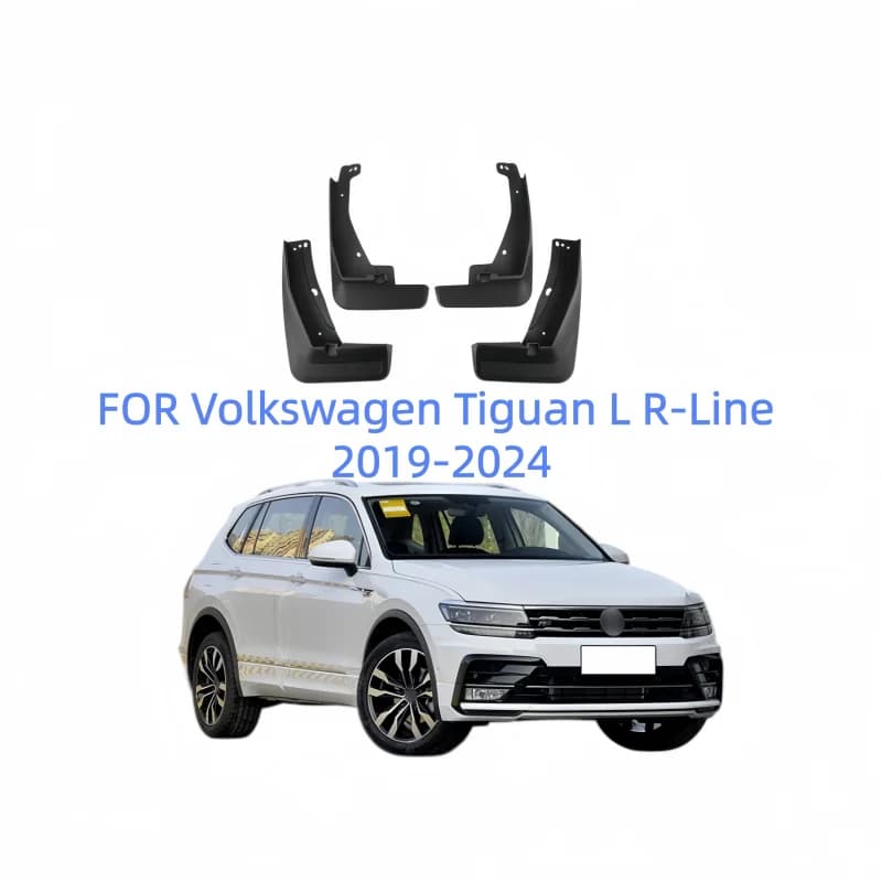 FOR Volkswagen Tiguan L R-Line 2019-2024 Mud Flaps ABS Splash Guards Front Rear OEM Custom Fit Protection Car Accessories