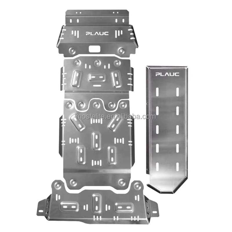 New Upgraded 8/5mm Aluminum Alloy Chassis Guard Bottom Protector Engine Protector Chassis Anti-Skid Plate for Haval H9