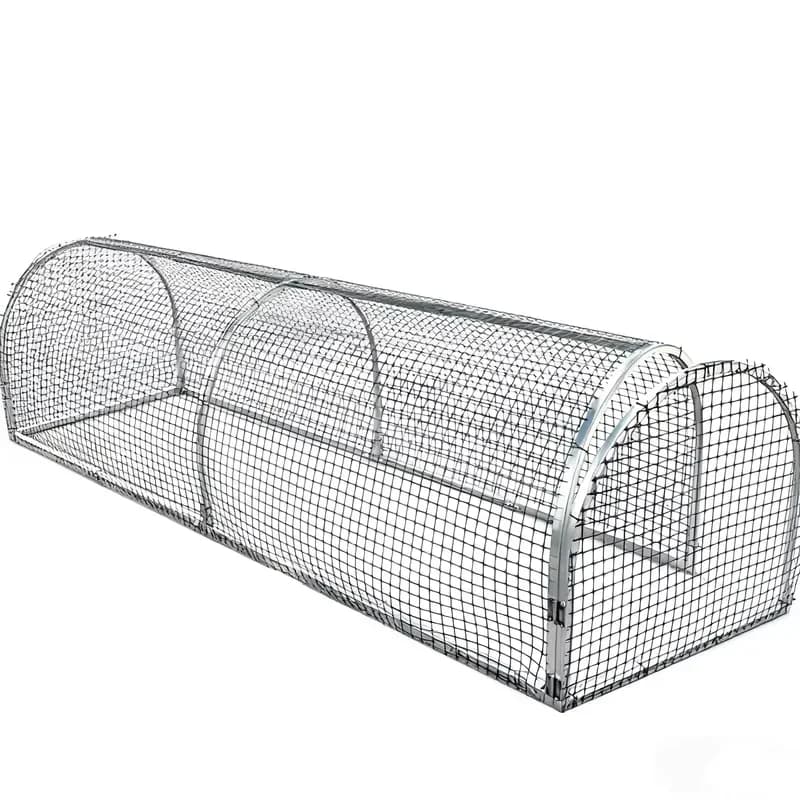 Solid Pattern Metal Chicken Coop Folding Chicken Coop Cages Rat-proof Prefab House for Small Animals