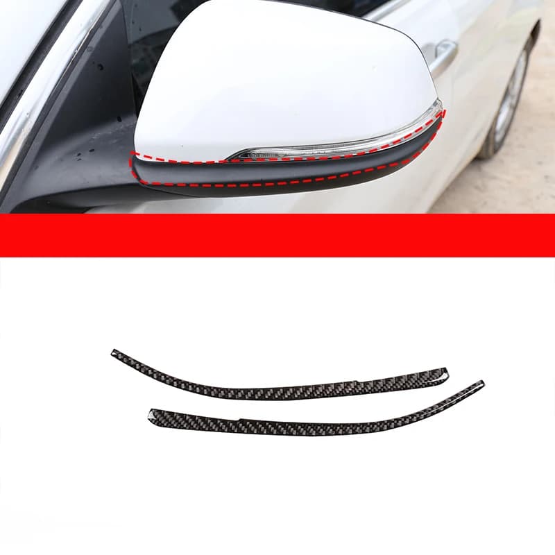 Car Wing Mirror Caps Trim Sticker Rear View Mirror Decoration Strip For BMW 1 2 Series F52 F45 X1 F48 X2 F39 Z4 G29 2014-2026