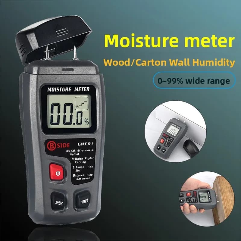 High Precision Pin-type Meter, Digital Tester Wood Paper Floor Wall Content Detection