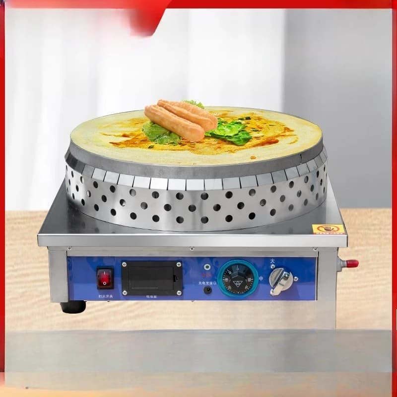 Commercial automatic constant temperature pancake machine stove stall gas integrated machine