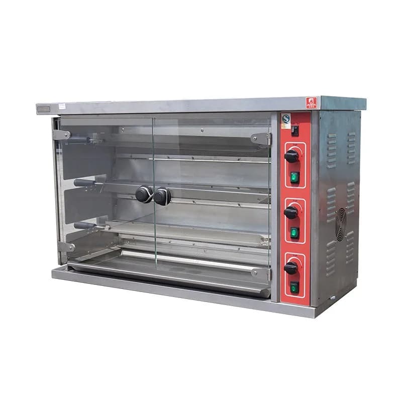 Duck stove, electric gas stainless steel automatic rotary roast chicken stove
