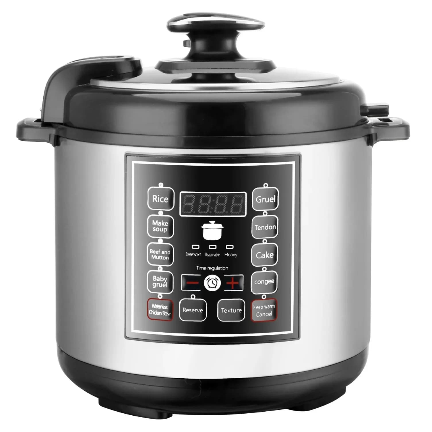 Household pressure cooker aluminum inner pot 6l new electric pressure cooker