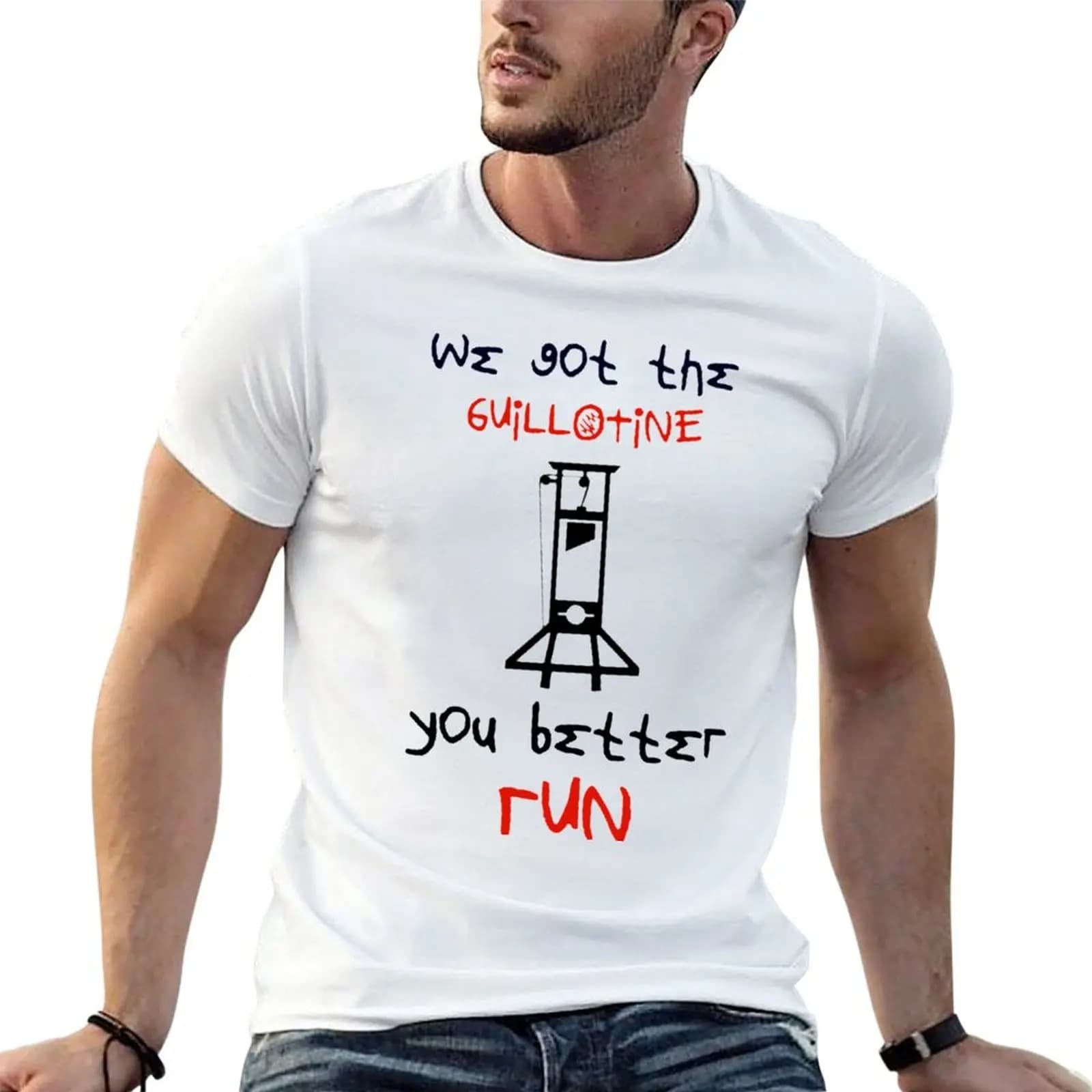We Got The Guillotine! T-Shirt heavyweights blanks heavyweight t shirts for men