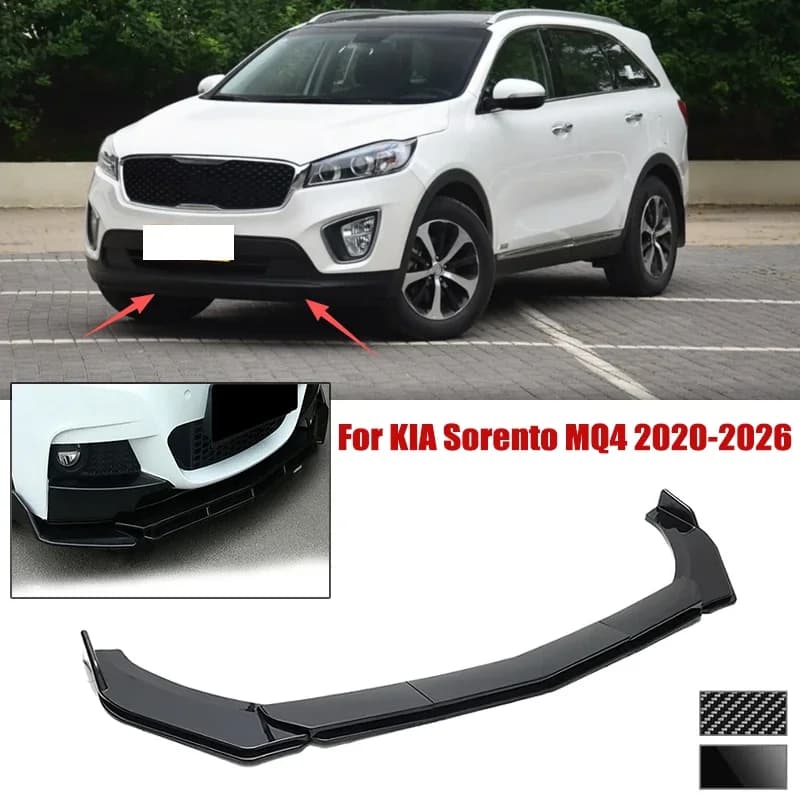 5pcs Front Bumper Shovel For KIA Sorento MQ4 2020-2026 Spoiler Front Bumper Deflector Anti Scratch Protection Device