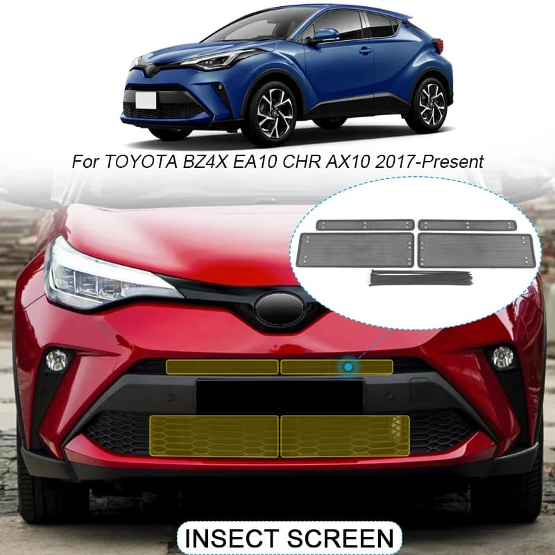 Car Insect-proof Air Inlet Protection Cover Auto Insert Vent Racing Grill Filter Net For Toyota BZ4X EA10 CHR AX10 2017-2025