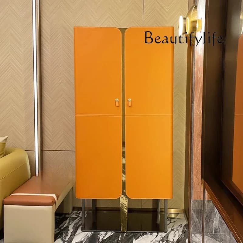 M Modern Light Luxury Wine Cabinet Hotel Entertainment Club Box Decorative Cabinet Entrance Storage High Cabinet