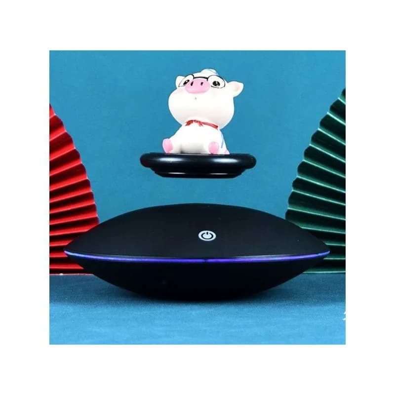 Magnetic levitation ornament rotating display stand figure tray toy y